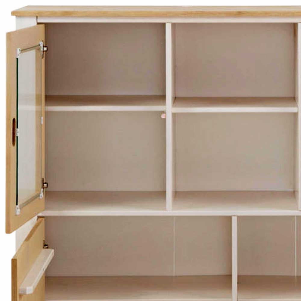 125x120x35 Highboard Scandi Style zweifarbig - Airina