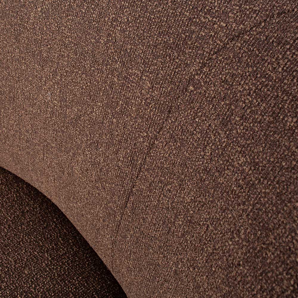 Wohnraum Webstoff Sessel in Braun - Ginnos