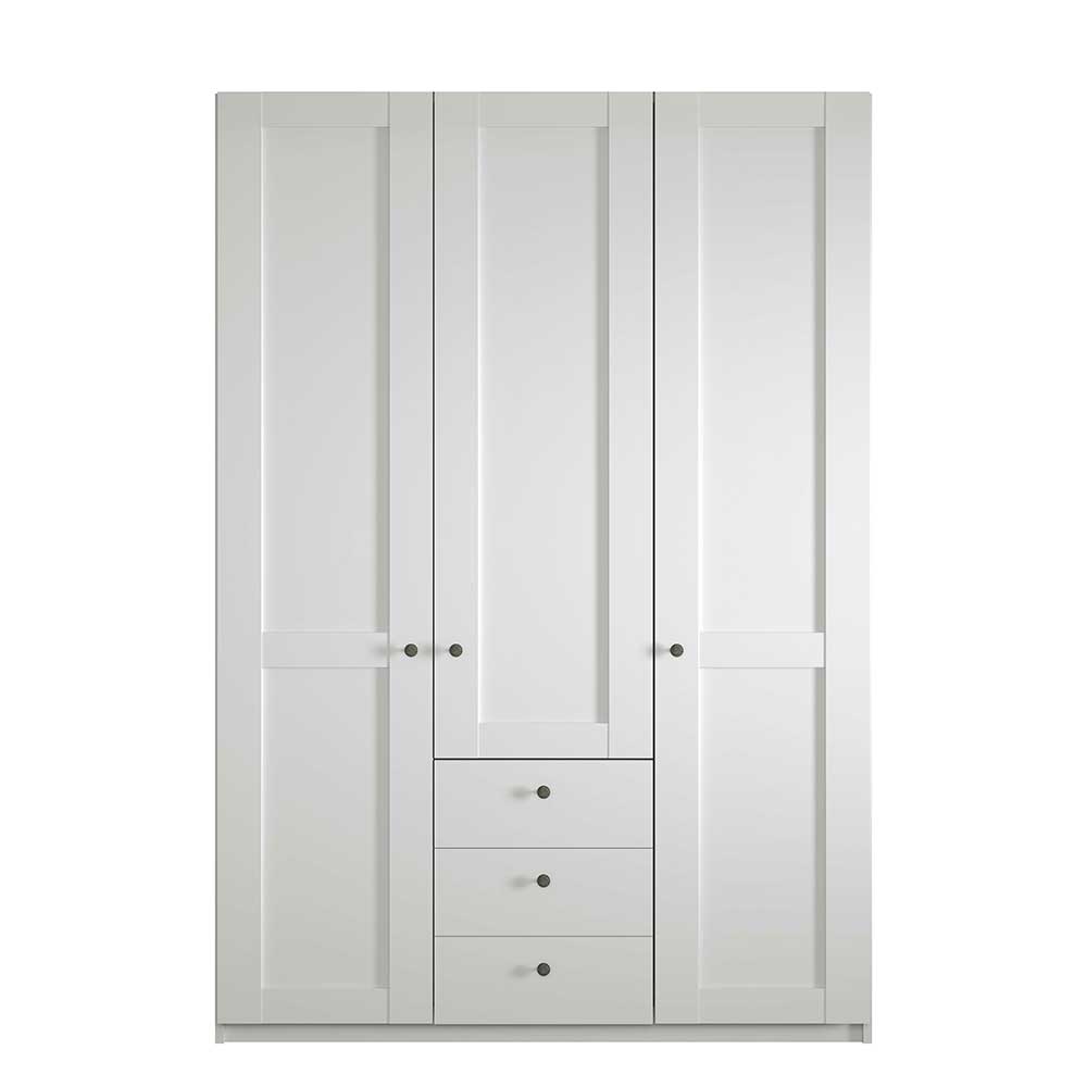 Kleiderschrank 3-türig mit 3 Schubladen - Flinn