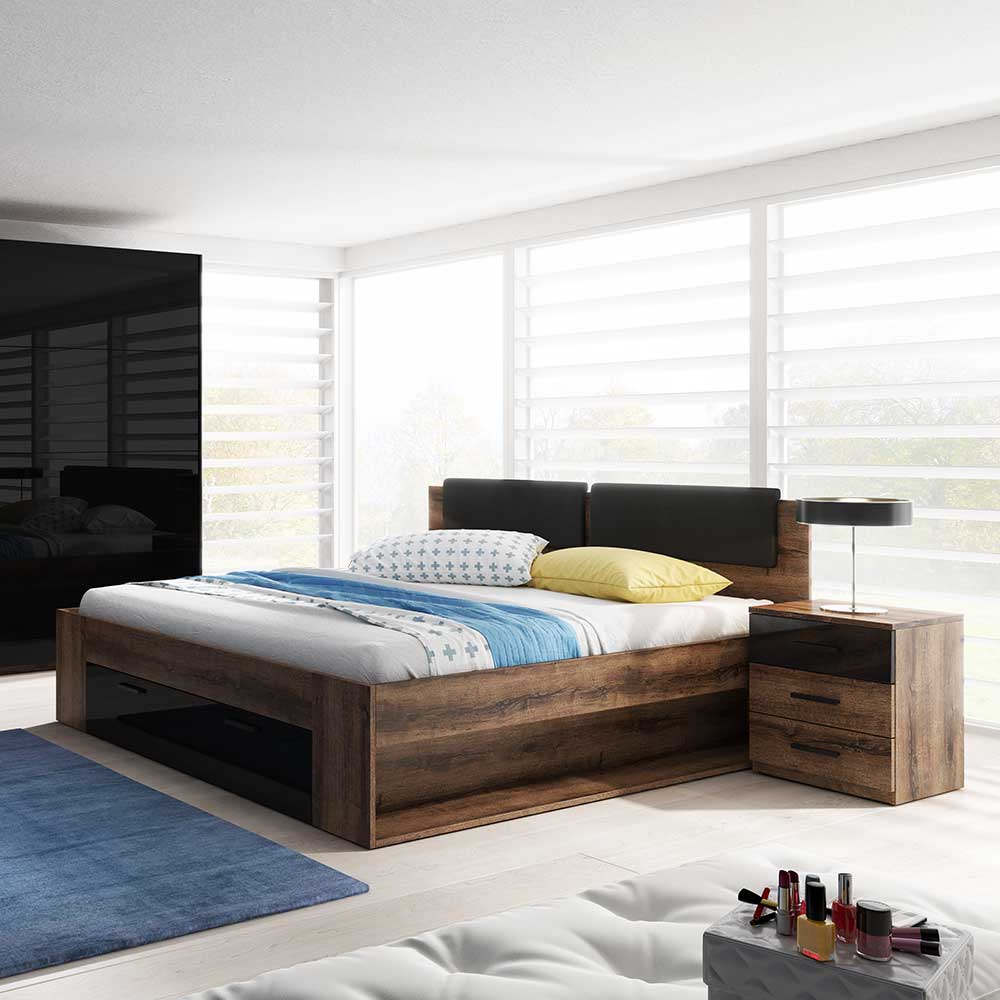 140x200 Stauraumbett modern - Ulpro