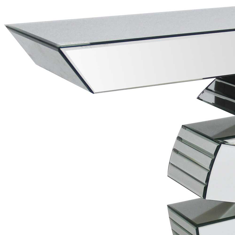 119x80x35 Design Konsoltisch in Spiegel Optik - Maroco