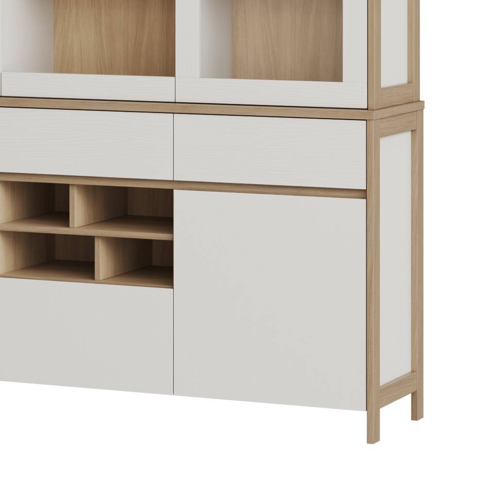 Skandi Buffetschrank in Weiß - Ovidio
