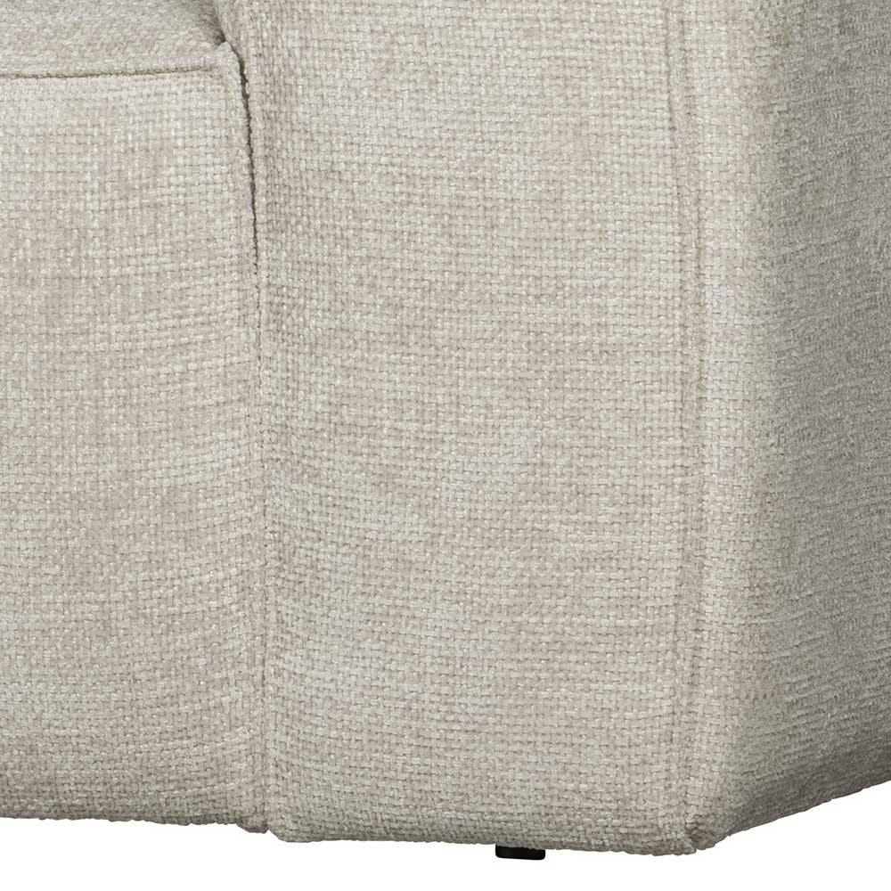 Kantiger Wohnzimmer Sessel in Beige - Uschi