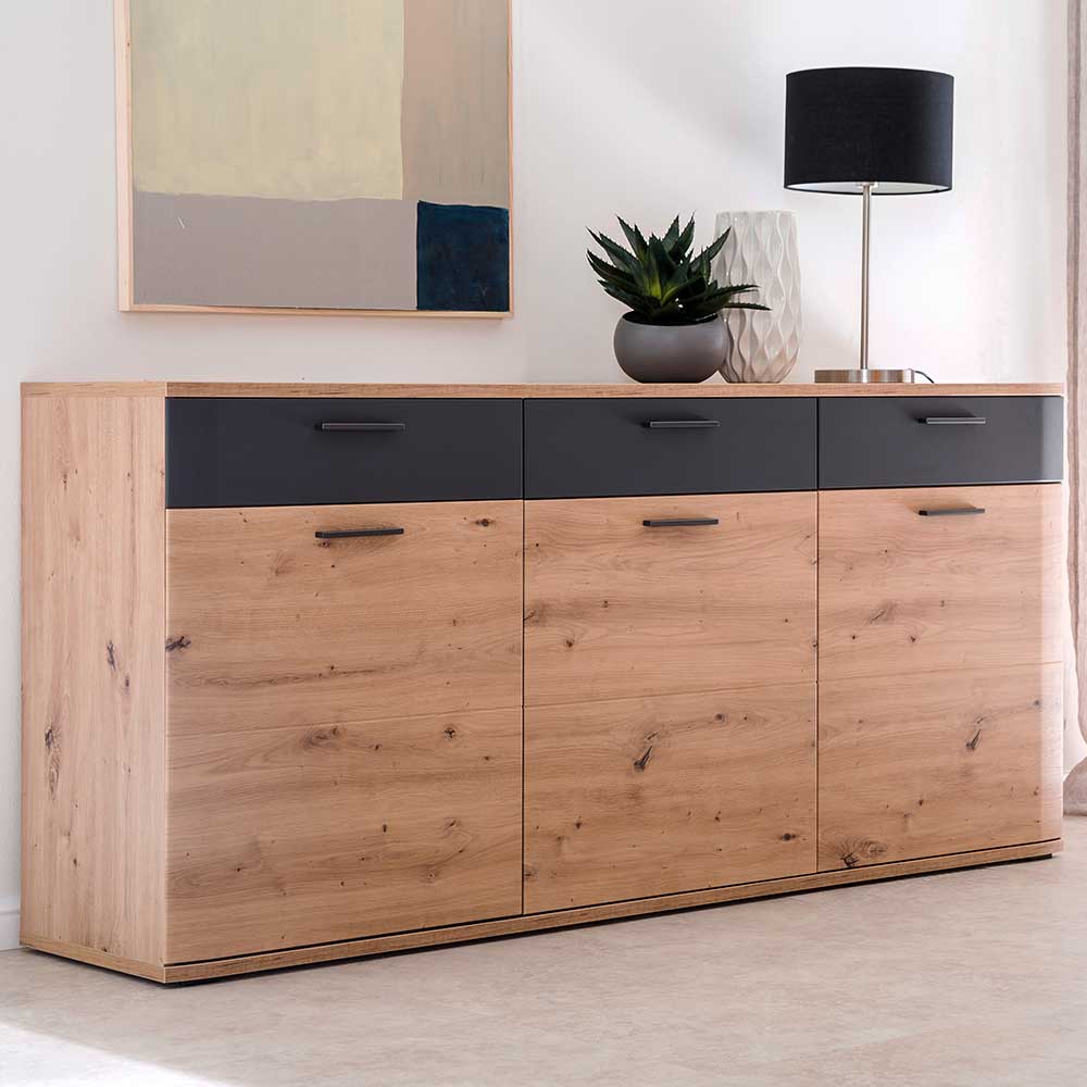 180x85x43 MDF Sideboard mit Sockelgestell - Vecenda