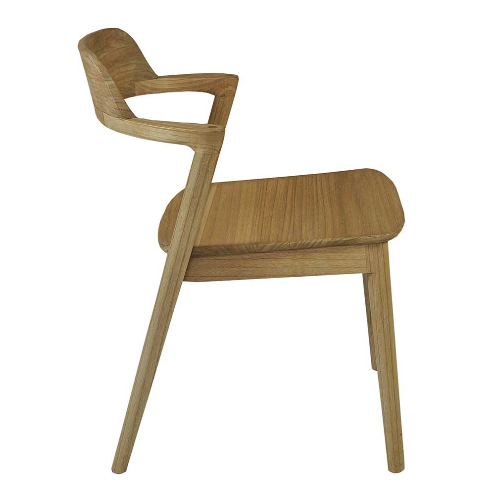 Design Stuhl aus Sungkai Holz - Bottaro