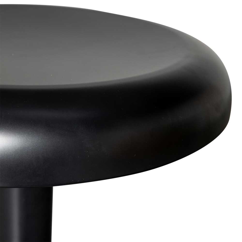 Schwarzer Barhocker aus Metall - höhenverstellbar - Casna