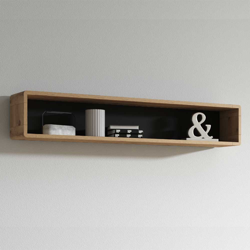 Wandboard in Wildeiche NB mit Rückwand - Ilunas