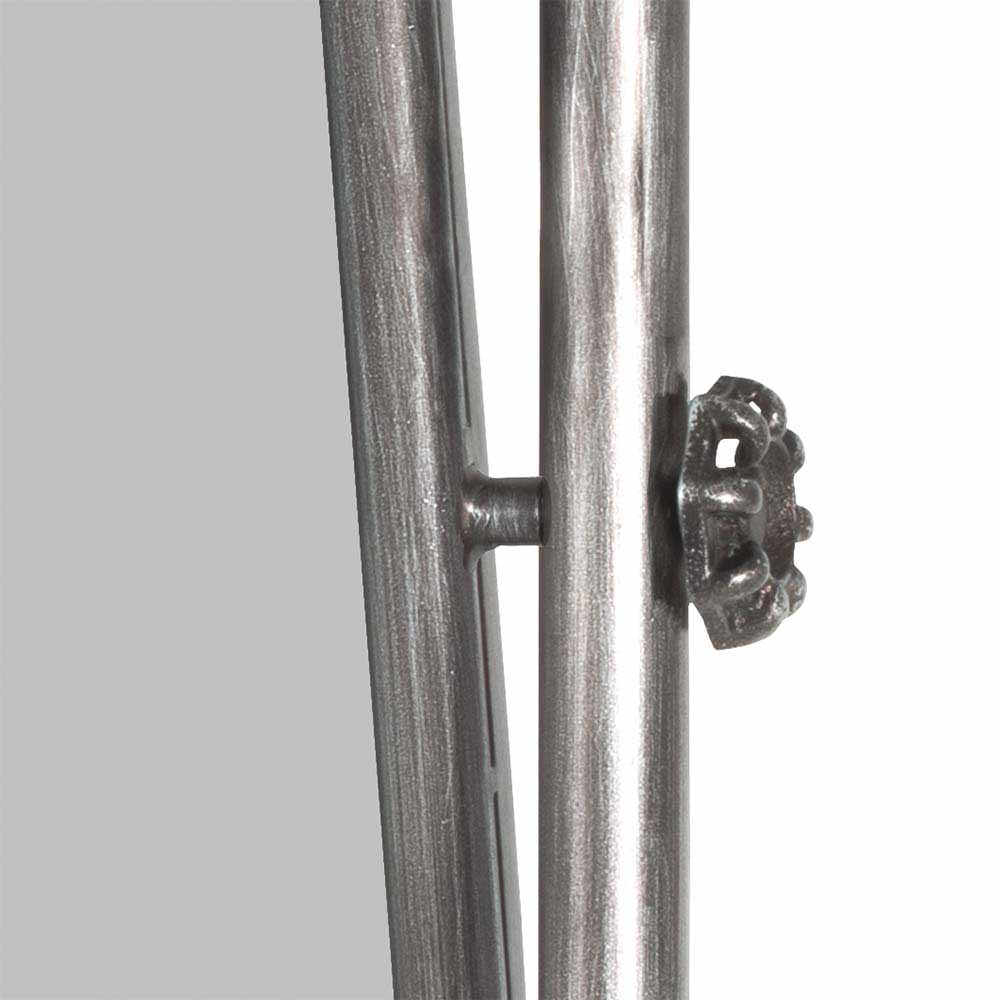 Industry Spiegel mit Rahmen aus Stahlrohren Manicos & 5 Haken