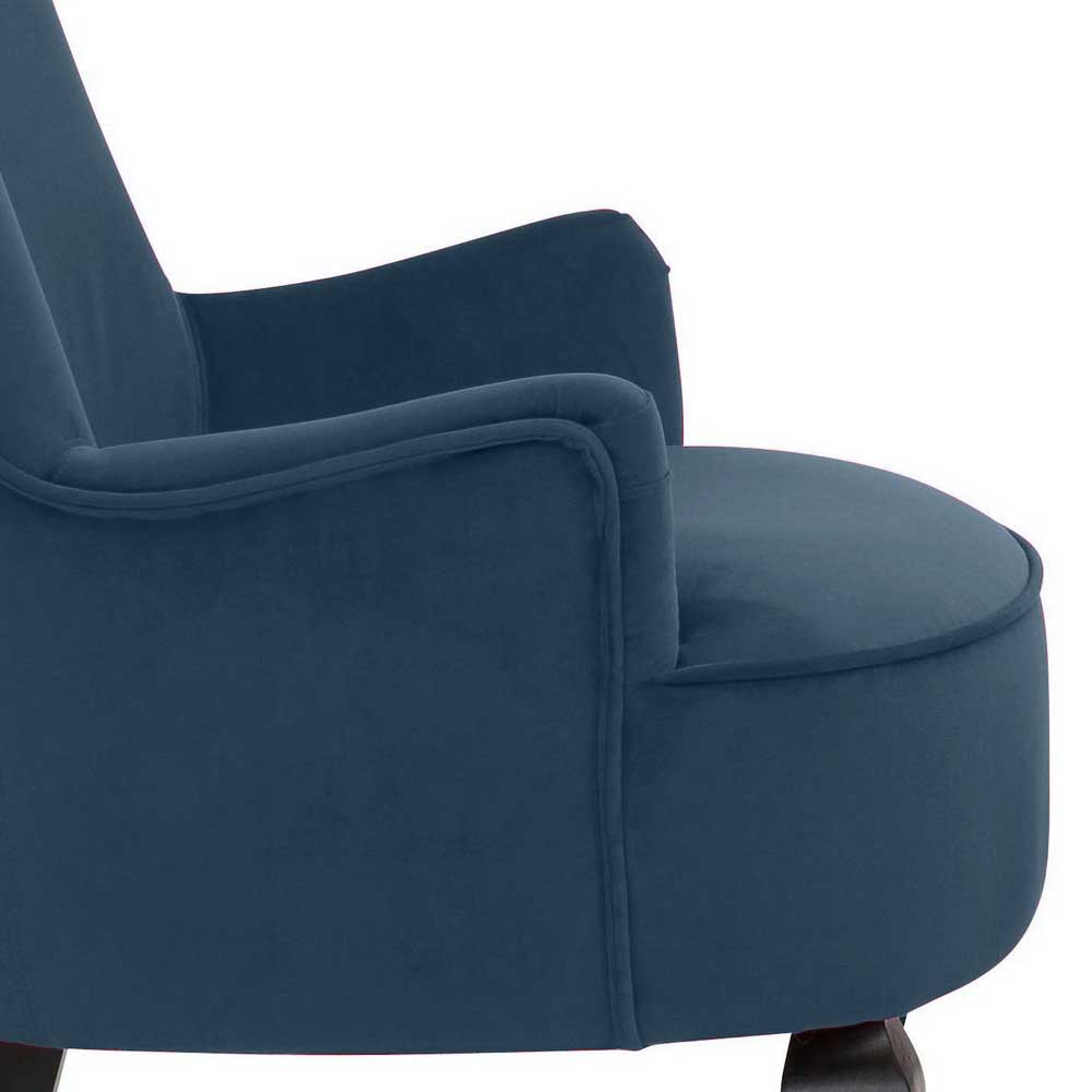 Vintage Polstersessel & Hocker - Akper (zweiteilig)