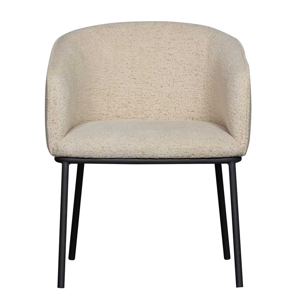 Esstisch Sessel in Beigegrau Boucle - Ayfina