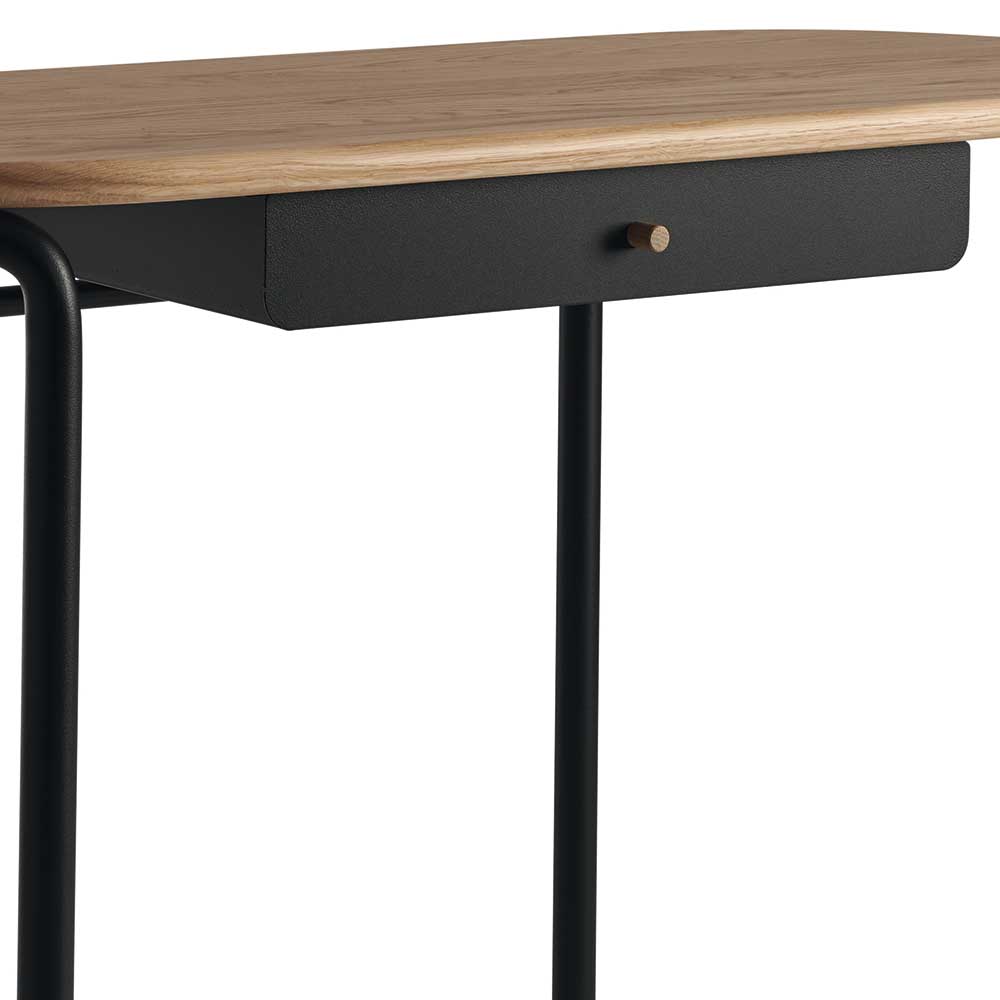 103x43 cm Design Schreibtisch in Eiche - Alba