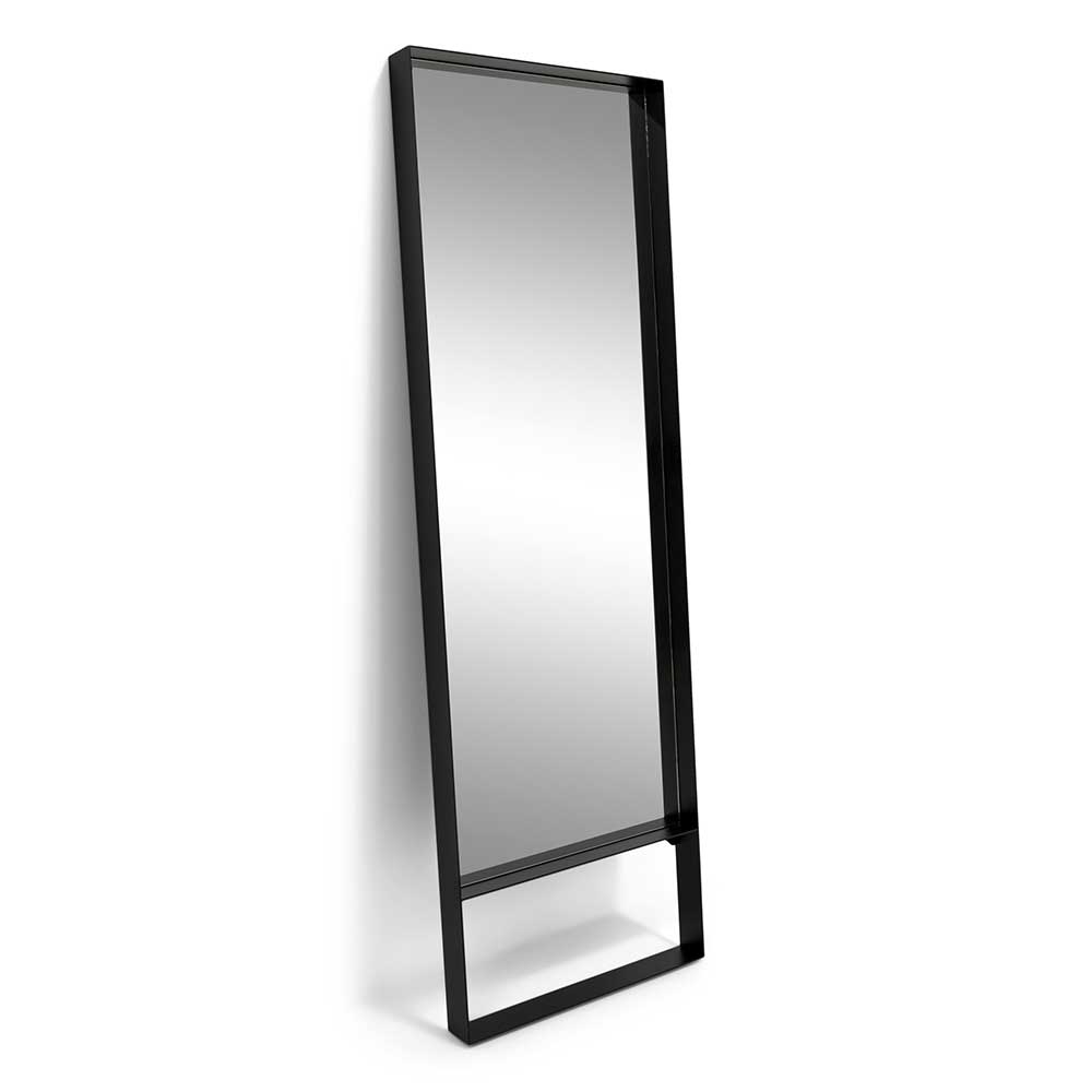 60x190x8 cm Ganzkörperspiegel in Schwarz - Socoro
