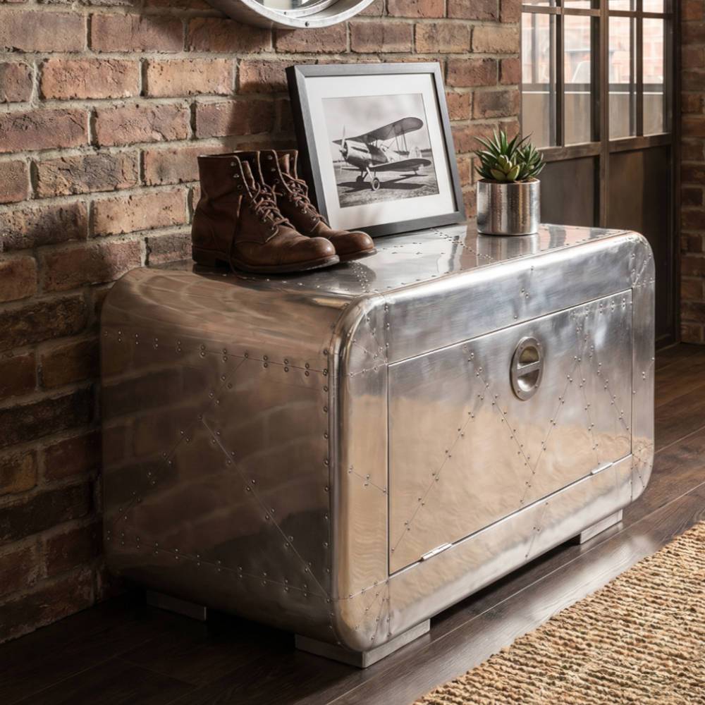 85x45x40 Design Schuhschrank mit Klappe - Pilot
