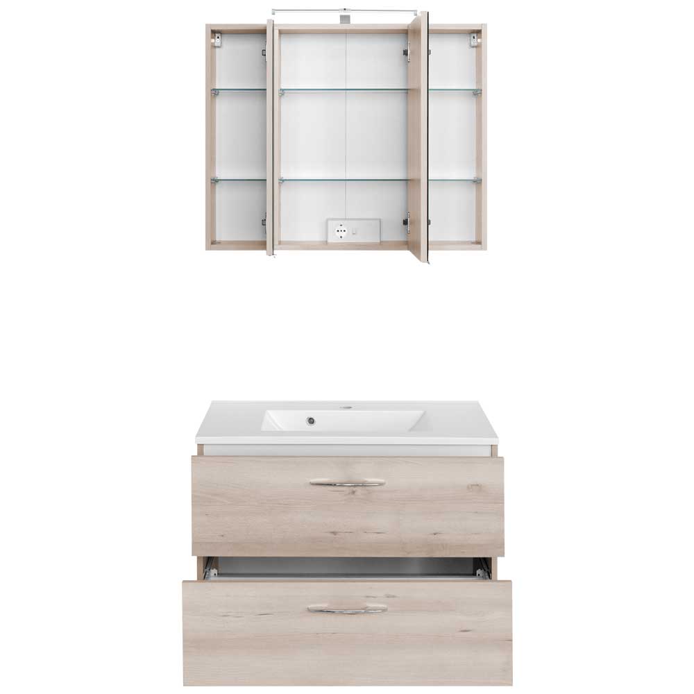 Wand Waschplatz & Spiegelschrank - Mabeca (zweiteilig)