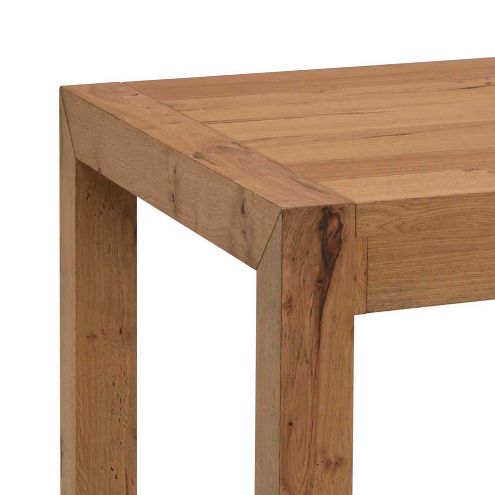 Esszimmer Ausziehtisch mit Eiche Furnier Ilex bis 240cm Breite