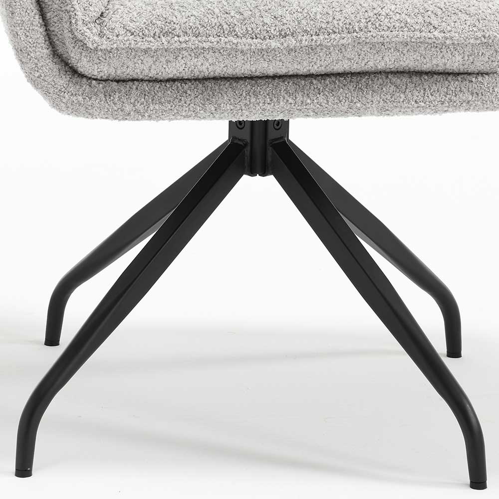 Design Esstisch Drehstuhl in Grau - Regison (2er Set)