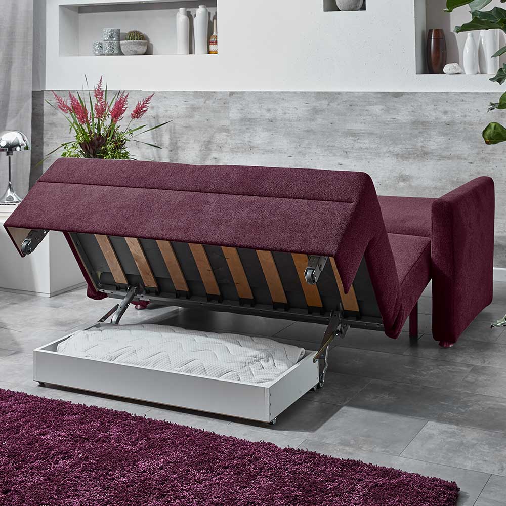 Couch zum Ausklappen - Bettfunktion - Jasturian