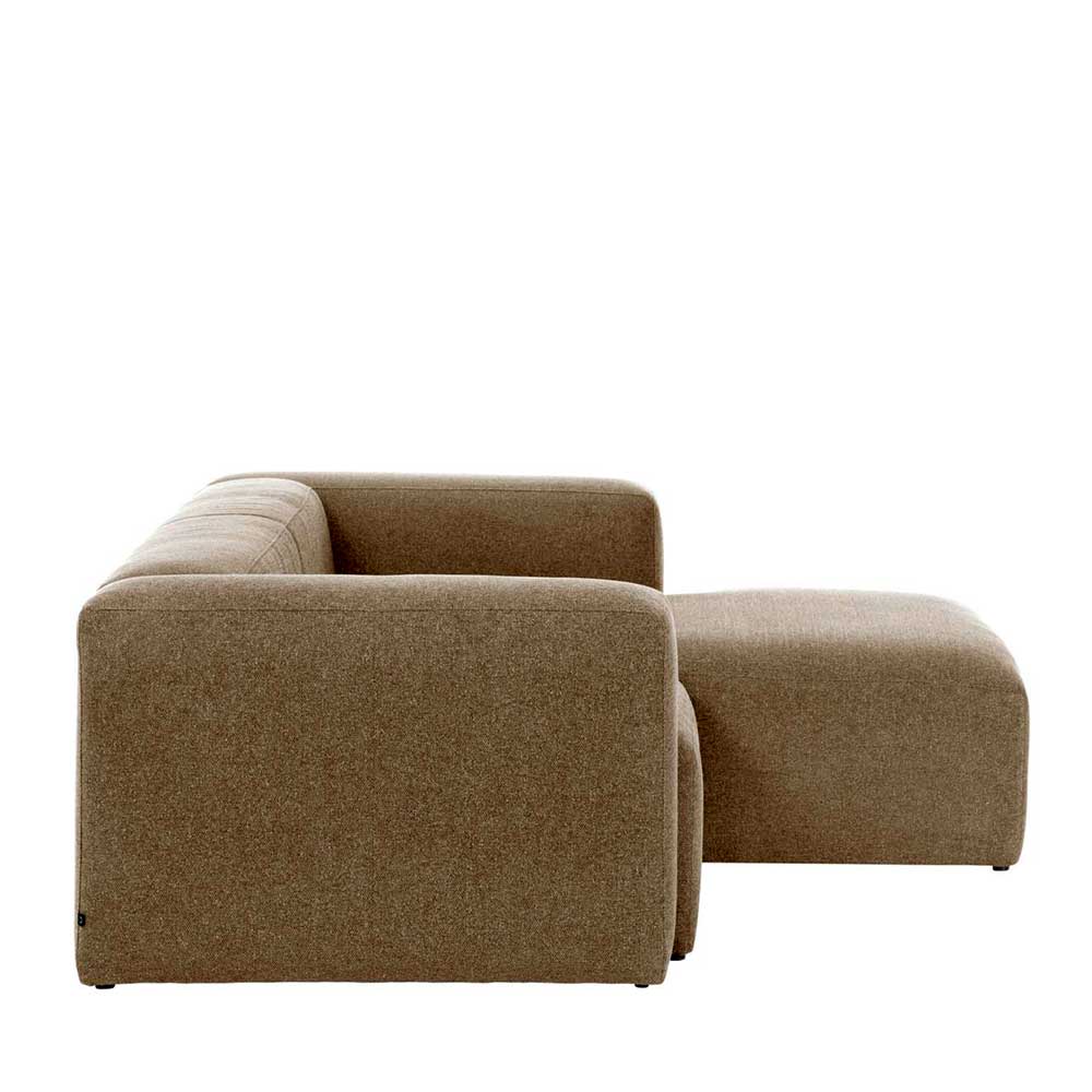 Eckcouch Sofalandschaft in Beige Chenille - Ruhnau
