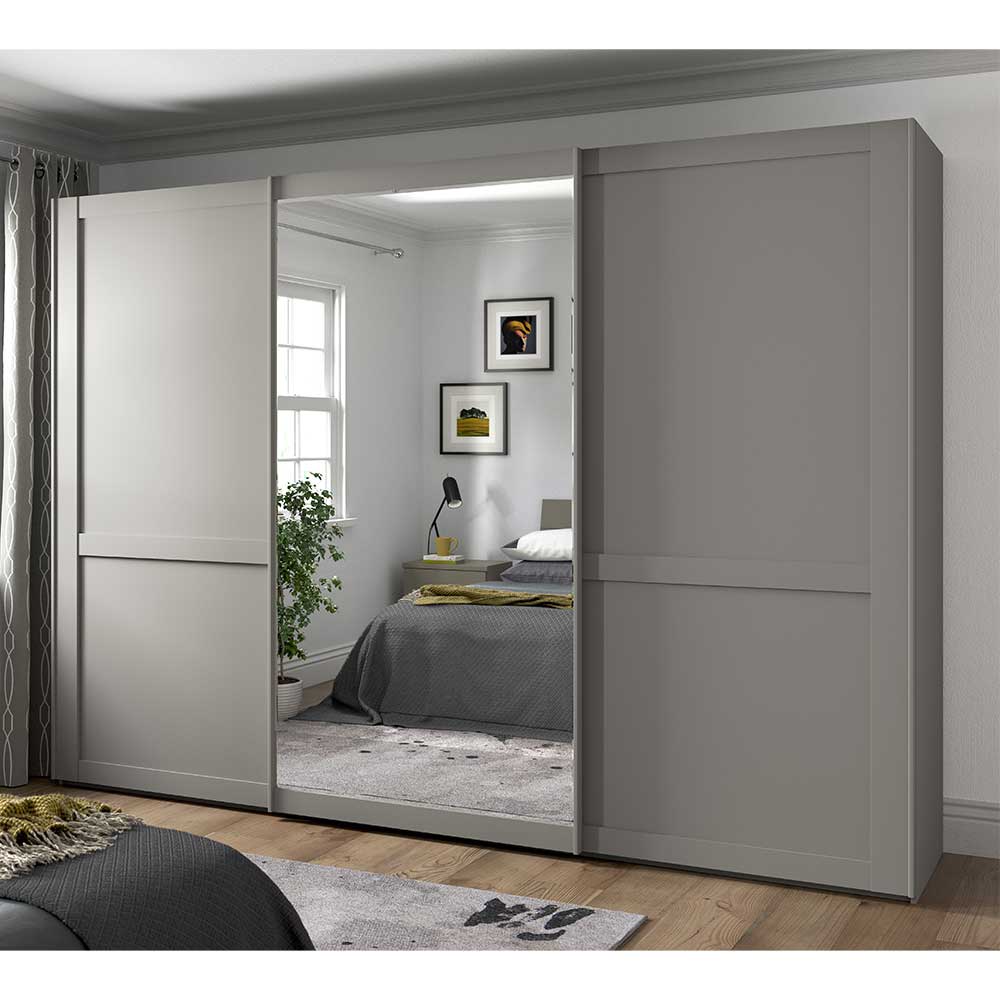 Schwebetürenschrank in Hellgrau - Ridonna