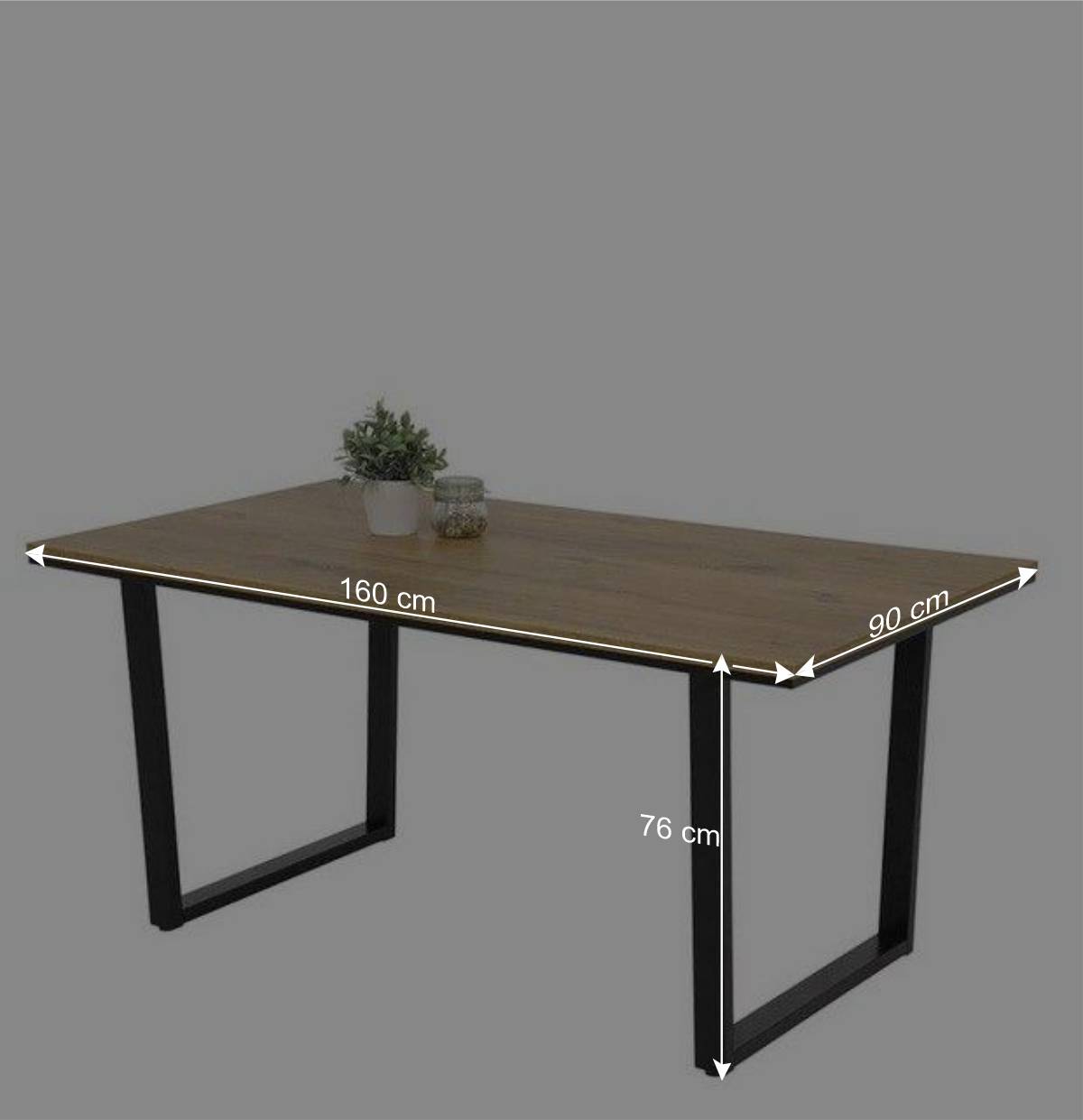 Esszimmer Tisch in Zinneiche Optik - Traudarian