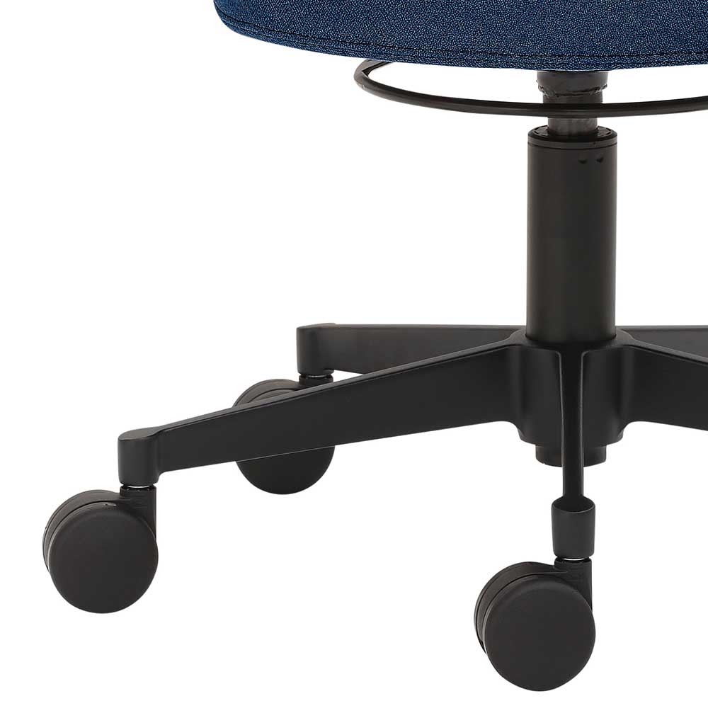 Office Drehhocker in Dunkelblau & Hellblau - Amya