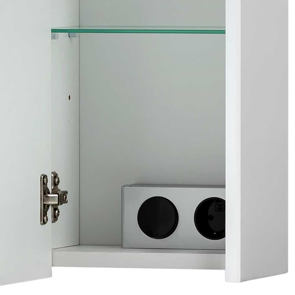 Badezimmer Spiegelschrank in Weiß - Seriacus