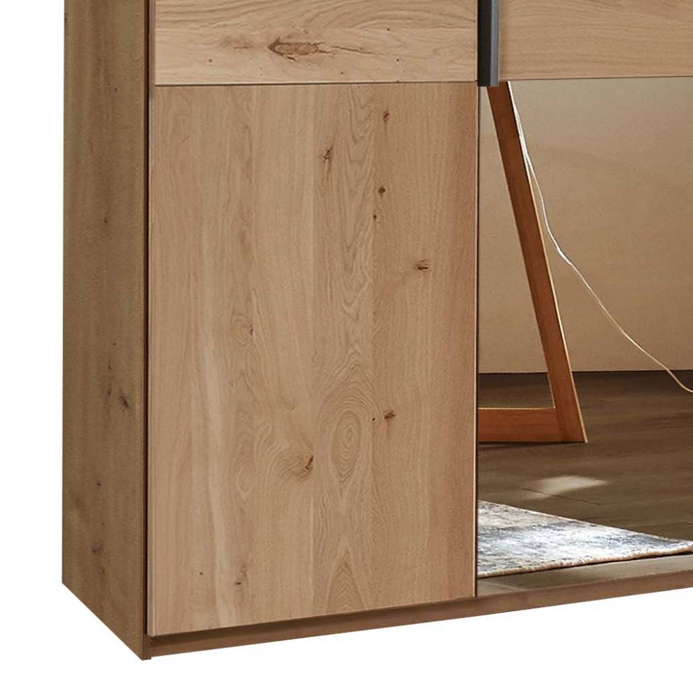3-türiger Schlafzimmerschrank mit Spiegel - Yanicas