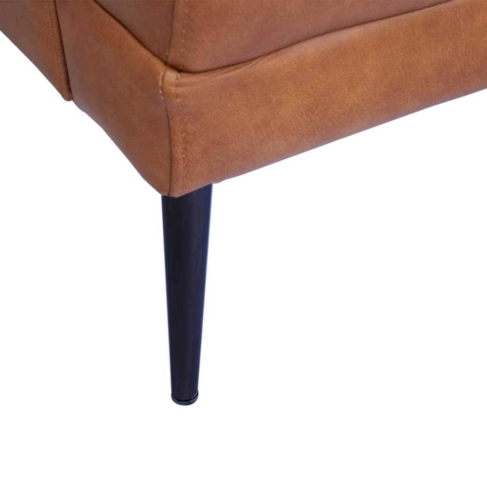 Federkern Wohnzimmersofa aus Echtleder - Zierra