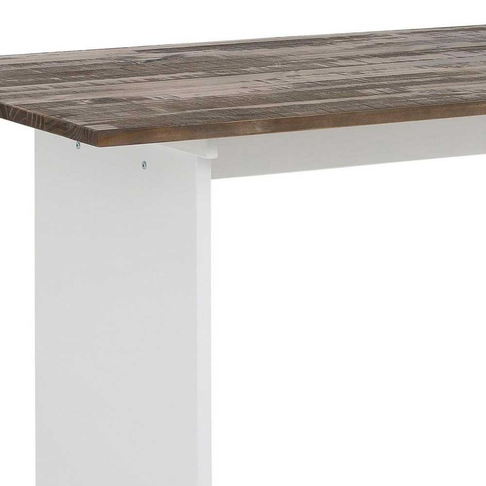 180x90 Esstisch mit Wangengestell zweifarbig - Chihu