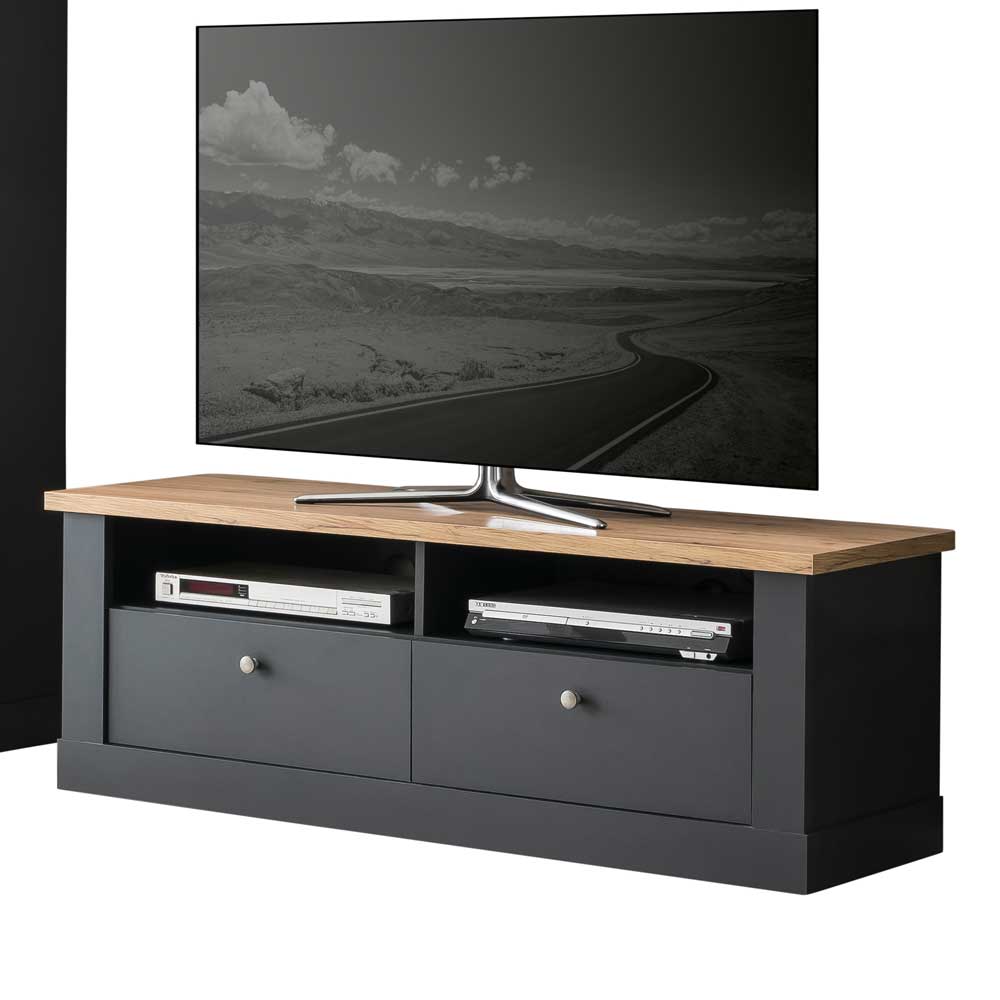 TV Wohnwandmöbel 297 cm breit - Lionel (vierteilig)