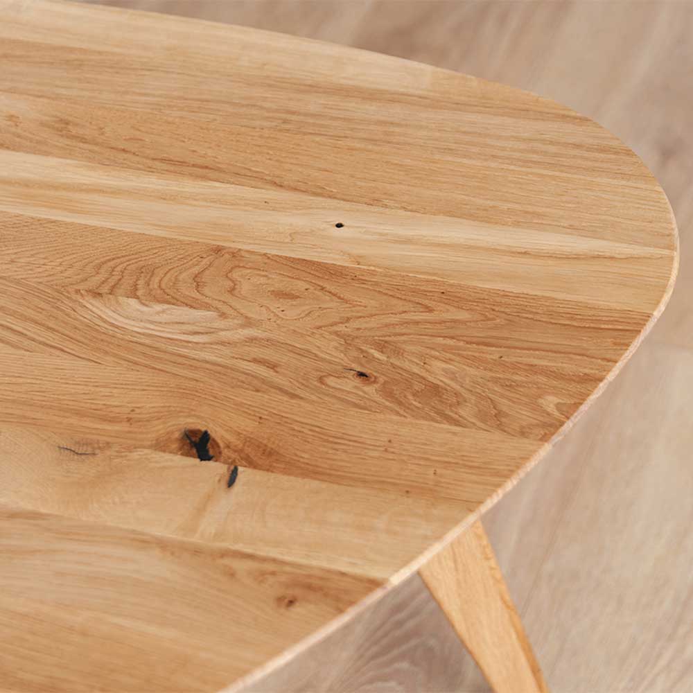 Wohnzimmer Sofatisch im Skandi Design - Champagne