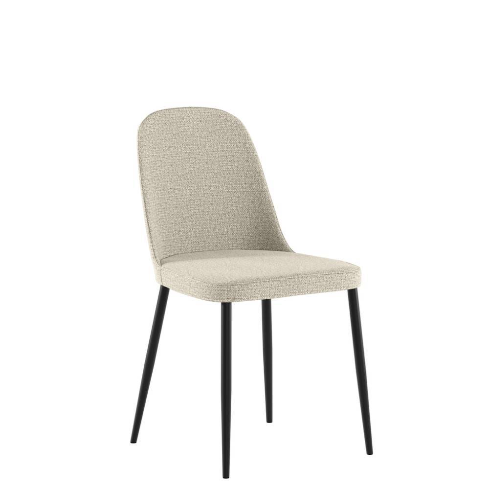 Esszimmerstühle in Beige Stoff - Borough (4er Set)