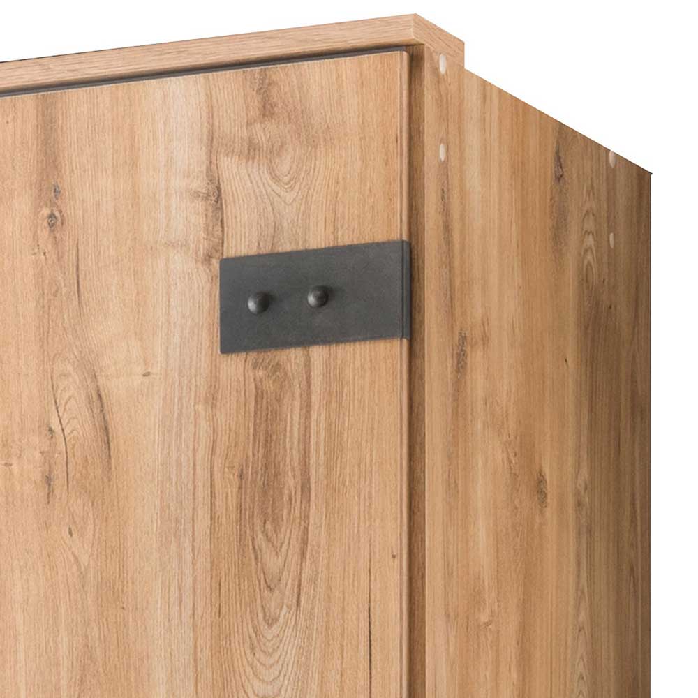 Schlafzimmer Kleiderschrank in Plankeneiche Dekor - Uletria