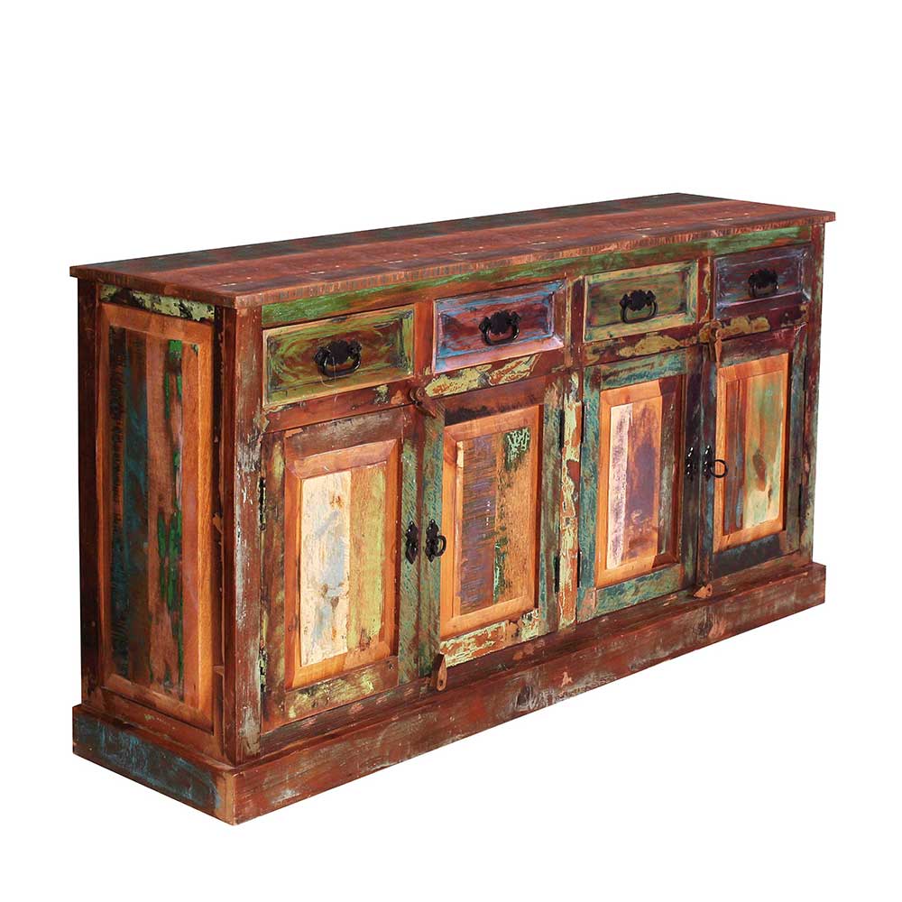 160x80x40 Shabby Chic Sideboard auf Sockel - Jamaica
