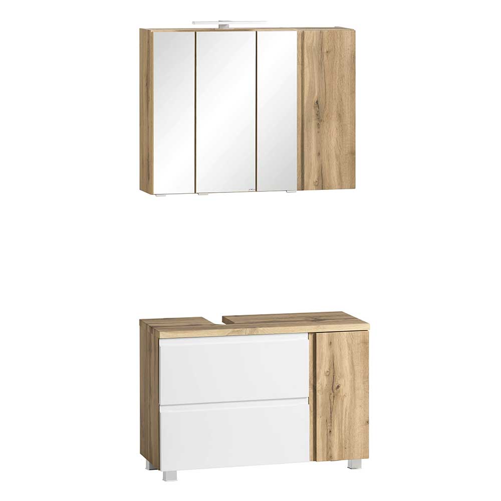 Bad Waschtisch Kombi - 85cm - Eight (zweiteilig)
