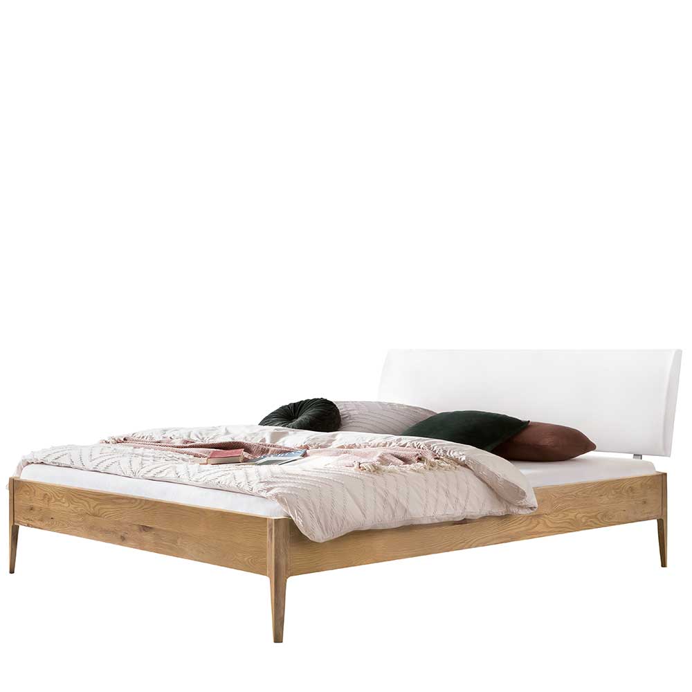 Wildeichebett mit Polsterkopfteil - Rick