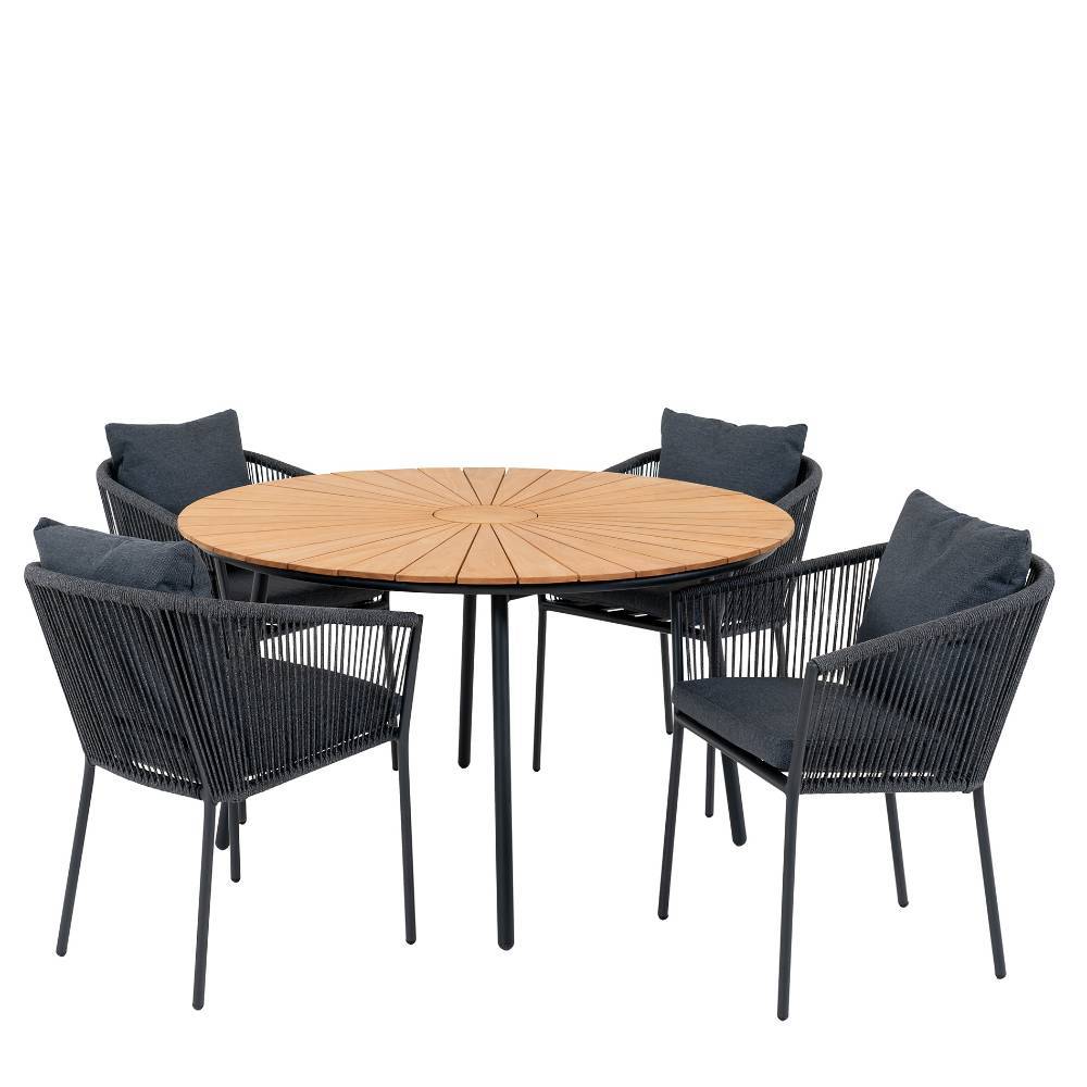 Outdoor Essgruppe im modernen Stil - Farmer (fünfteilig)