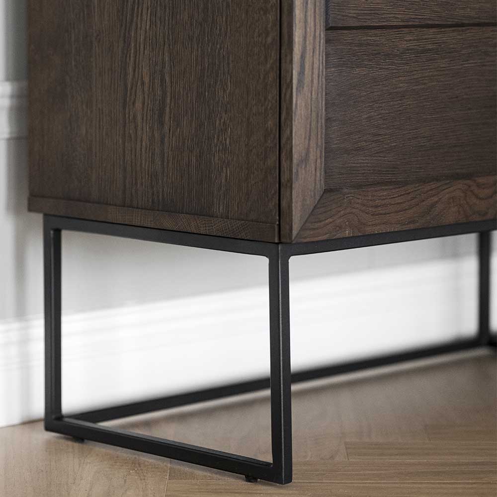 2-türiges Sideboard in Eiche Braun - Ekorena