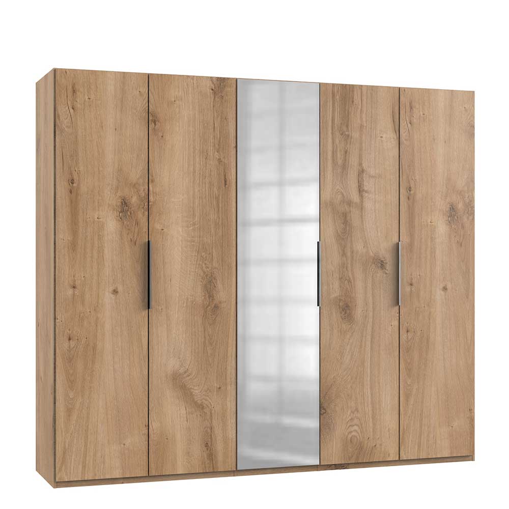 5-türiger Kleiderschrank mit einer Spiegeltür - Dagidoyo