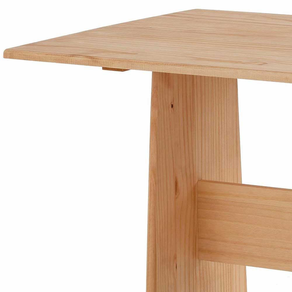 168x87x127 Holz-Eckbank & Esstisch - Ynvinata (zweiteilig)