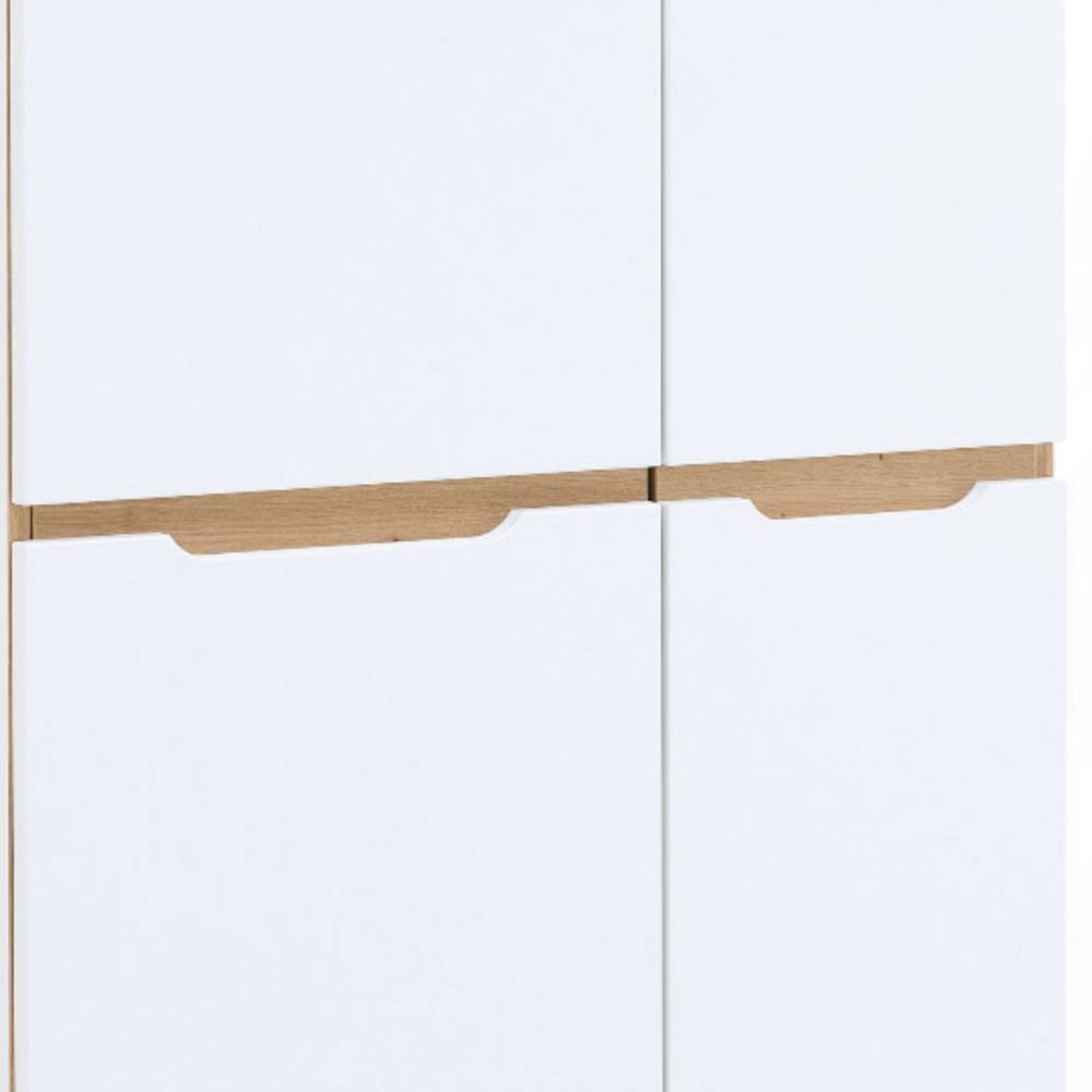 2-türiger Officeschrank in Weiß - Anesto