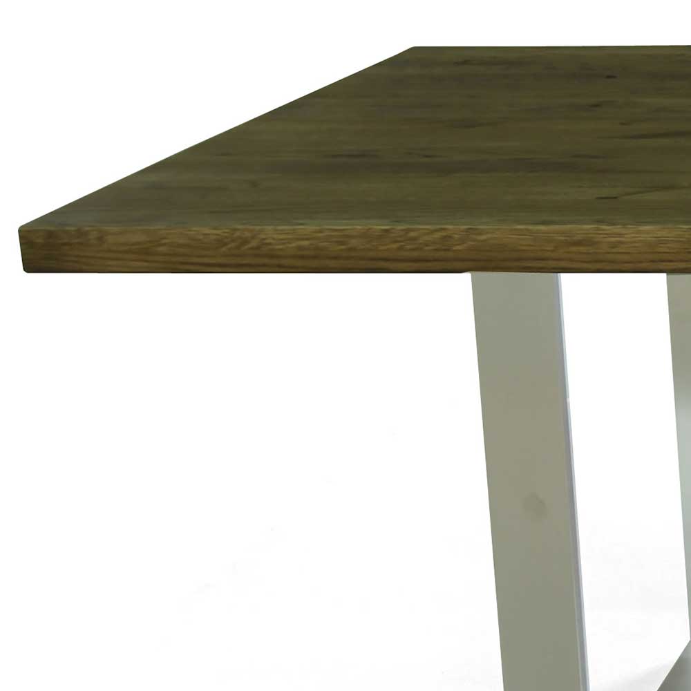 Designtisch aus Eiche in Wenge geölt - Pogarana