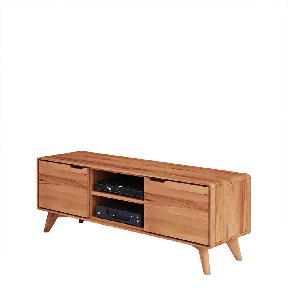134x48x40 TV Möbel aus Kernbuche Massivholz - Junola