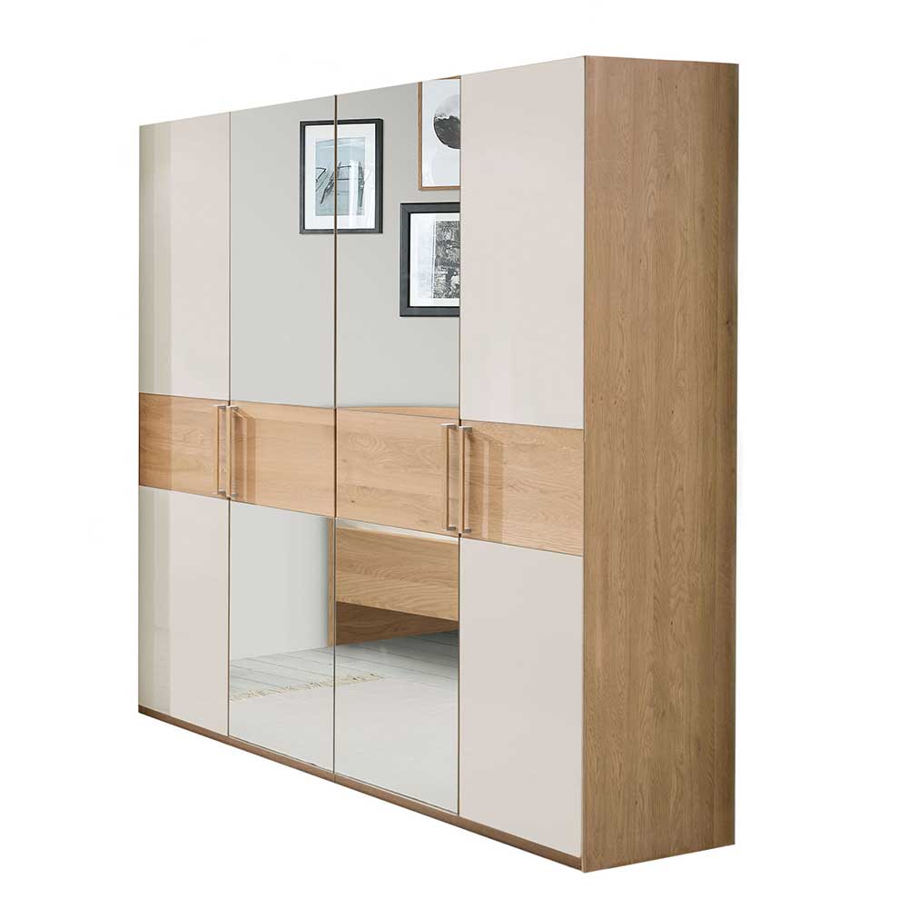 2 Meter Kleiderschrank mit vier Türen - Emdsiva II