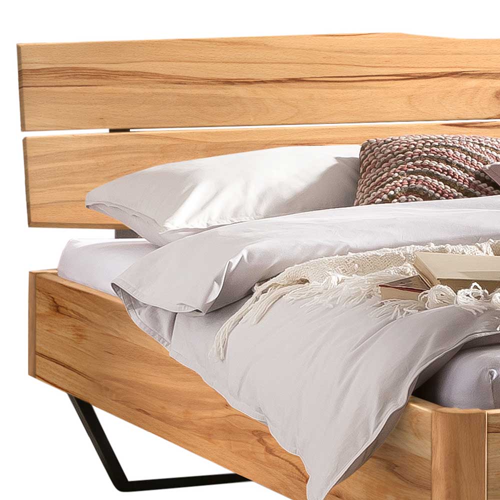 Wildbuche Bett mit Baumkante Kopfteil - Ennis