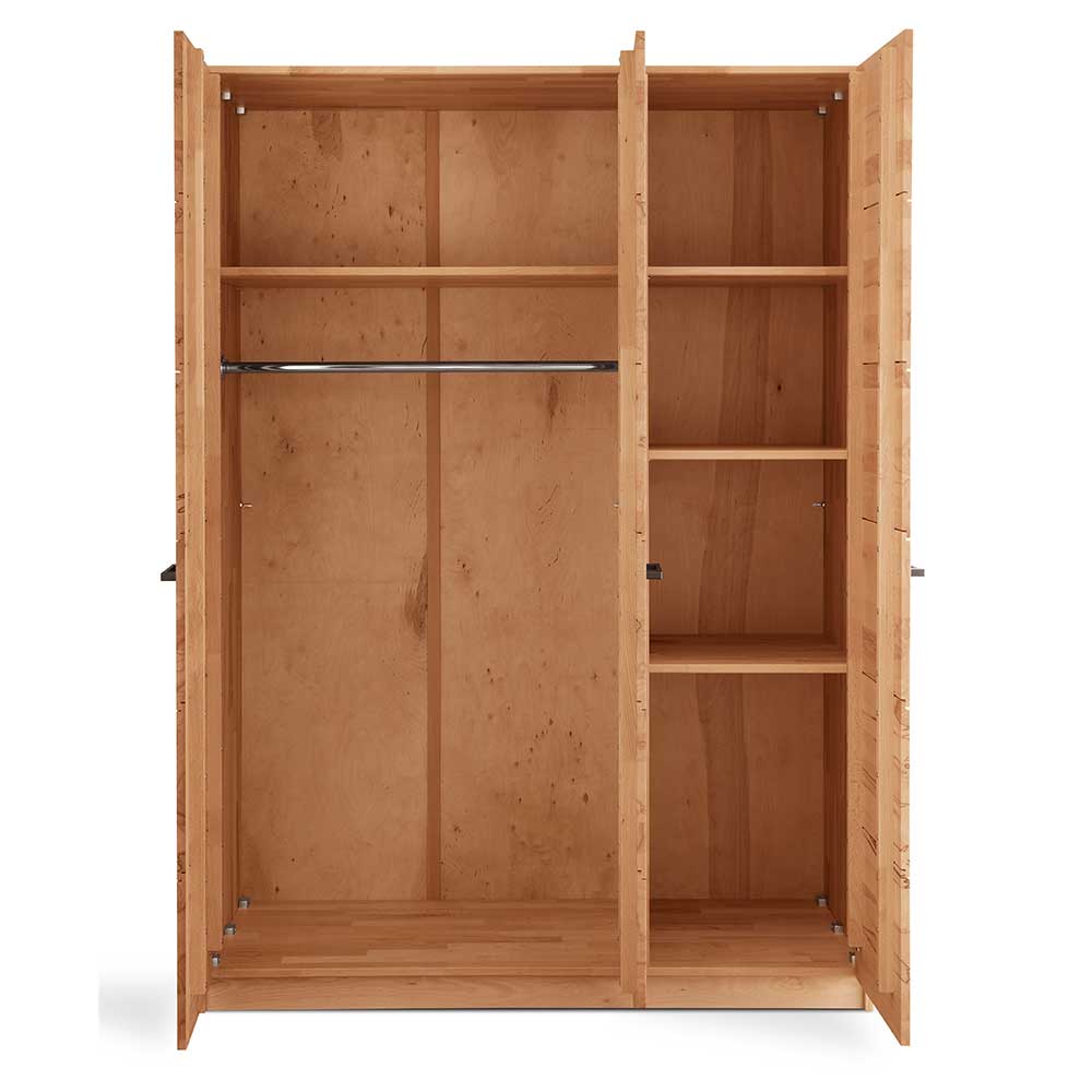 3-türiger Kleiderschrank aus Kernbuche - Forcina