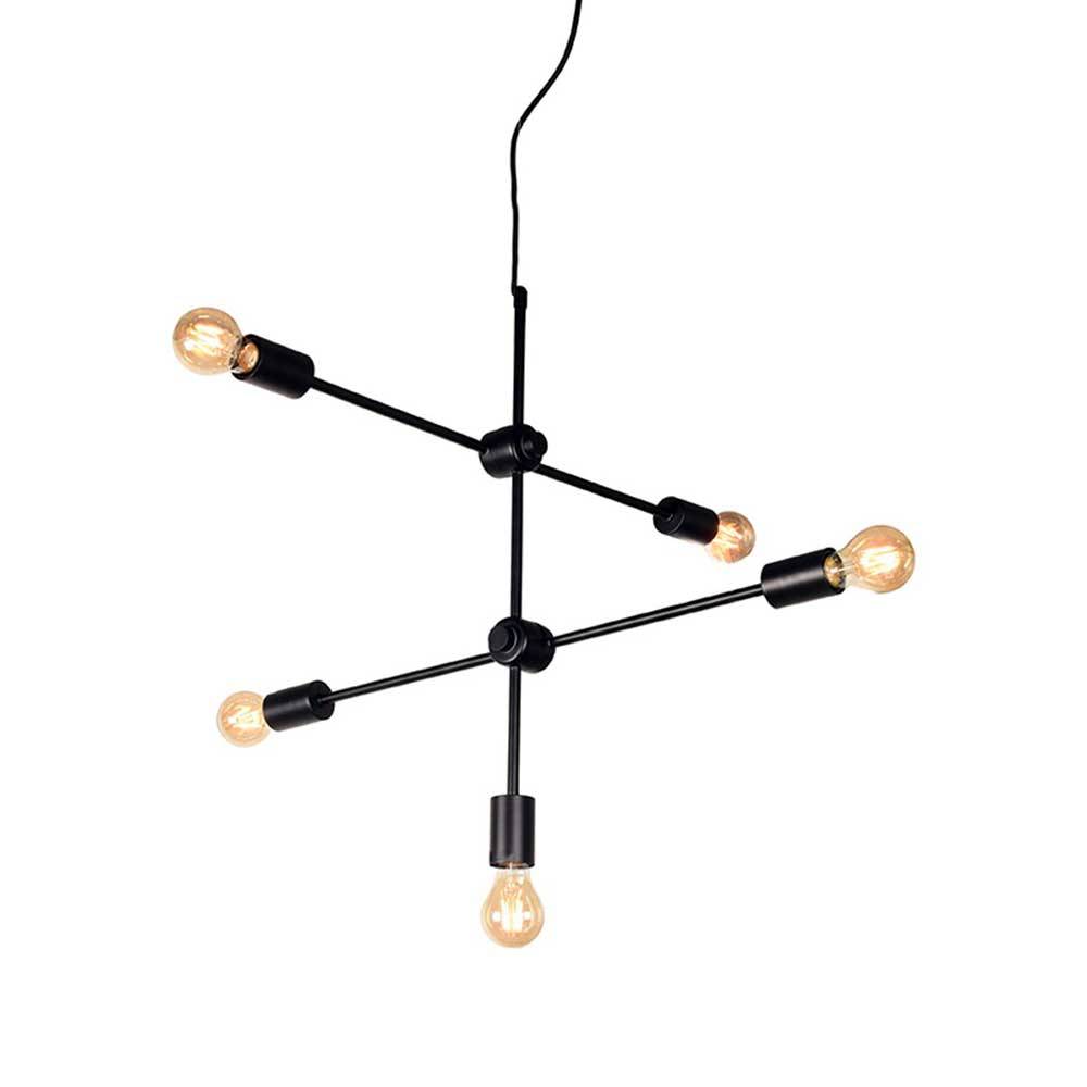5-flammige Designleuchte minimalistisch - Ruberta