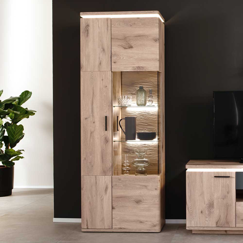 Vitrinenschrank mit LED Beleuchtung - Bekunion