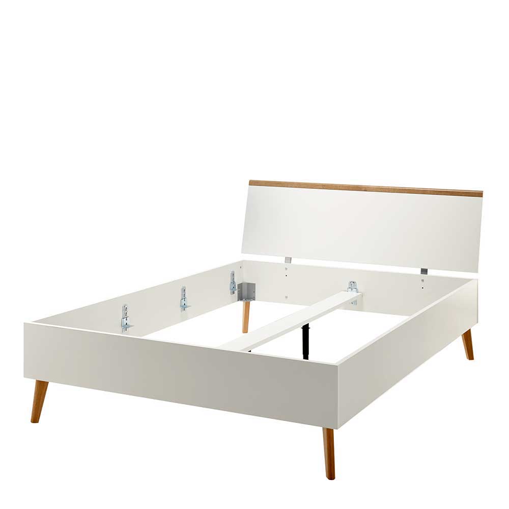Kleines Doppelbett 140x200 & Nachttische - Cablos (dreiteilig)