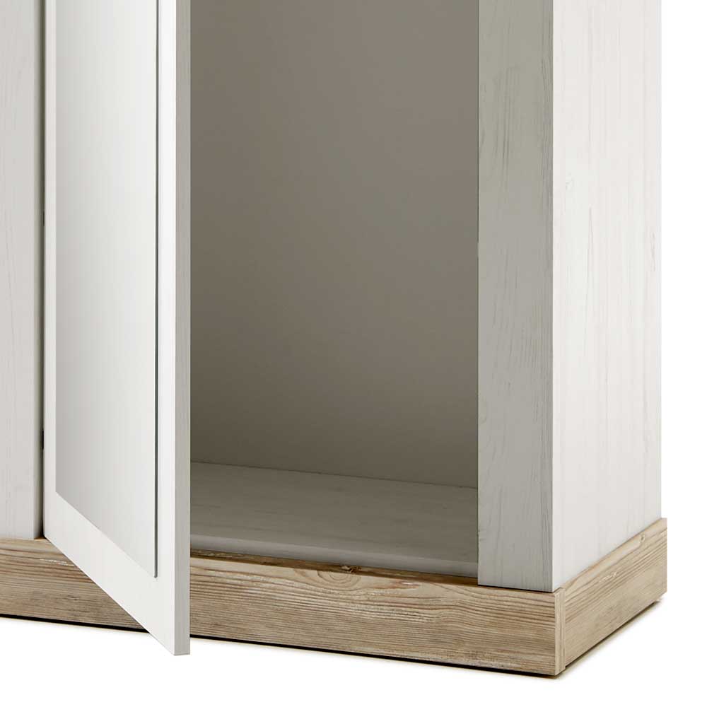 73x201x38 Dielenschrank mit Spiegeltür - Nedita